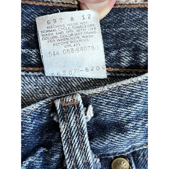 Levis Acid Jeans Vintage Tapered Leg Women's 12 High Waist 26 Made in USA - Picture 4 of 8